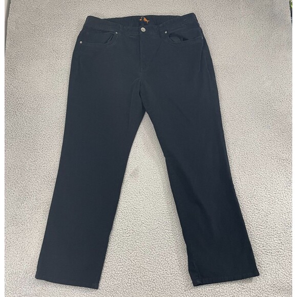 Tommy Bahama Other - Tommy Bahama 5-Pocket Pants Men 40x32 Black Soft Stretch Casual Nautical Chino